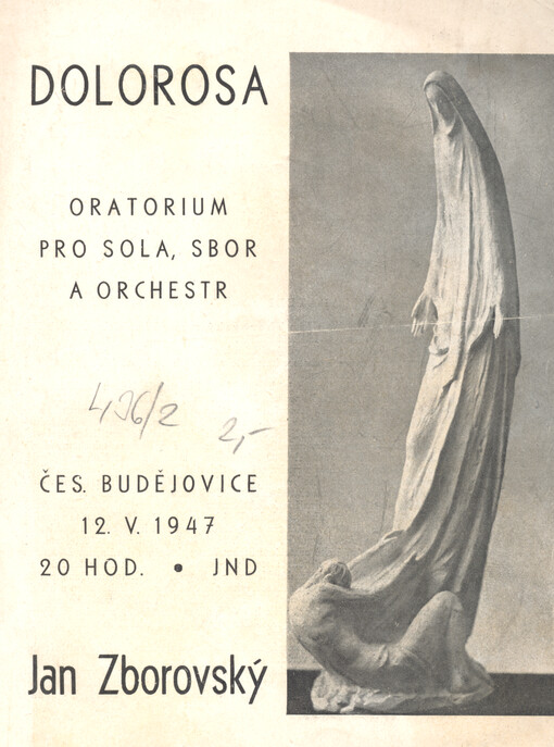 Dolorosa : oratorium pro sola, sbor a orchester