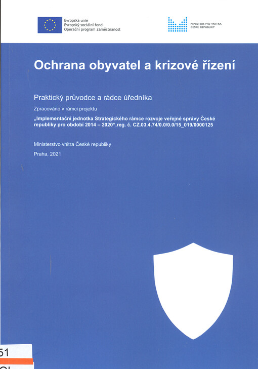Ochrana obyvatel a krizové řízení : praktický průvodce a rádce úředníka