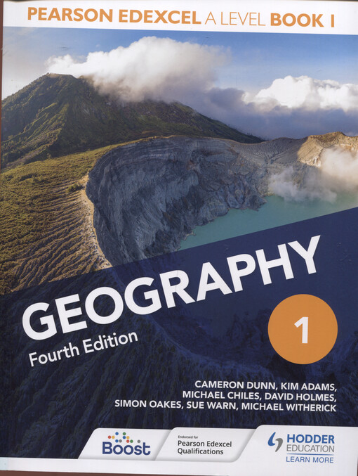 Geograhy 1 : Pearson Edexcel A level geography Book 1