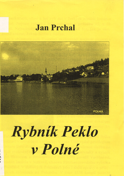 Rybník Peklo v Polné