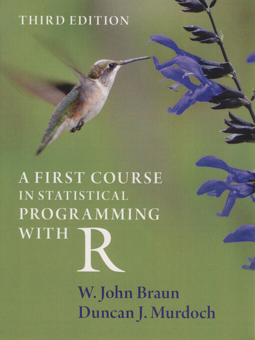 A first course in statistical programming with R