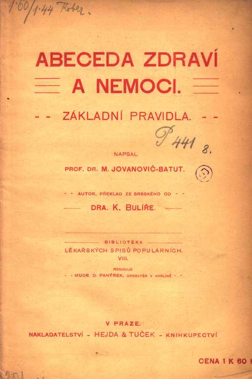 Abeceda zdraví a nemoci: Zákl. pravidla