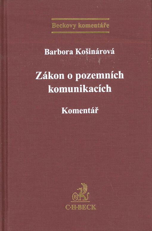 Zákon o pozemních komunikacích : komentář