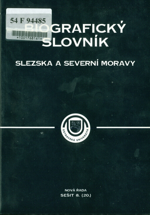 Biografický slovník Slezska a severní Moravy