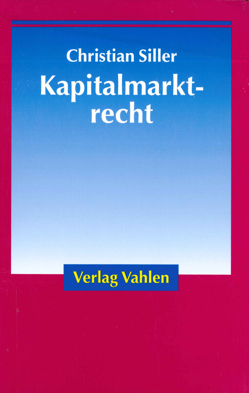 Kapitalmarktrecht
