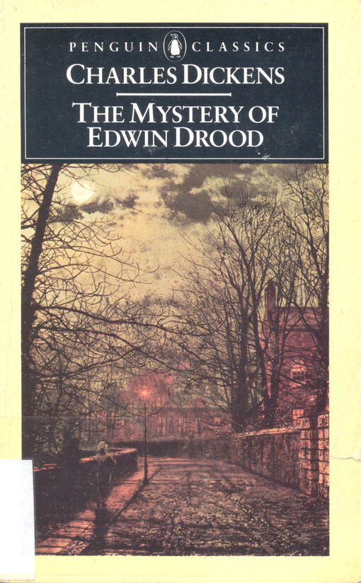 The mystery of Edwin Drood