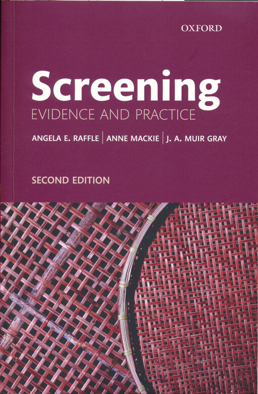 Screening : evidence and practice