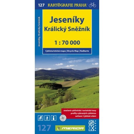 Jeseníky, Králický Sněžník cykloturistická mapa 1:70 000