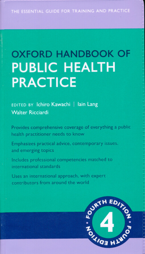 Oxford handbook of public health practice