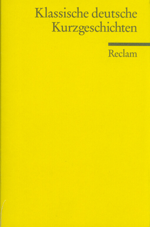 Klassische deutsche Kurzgeschichten