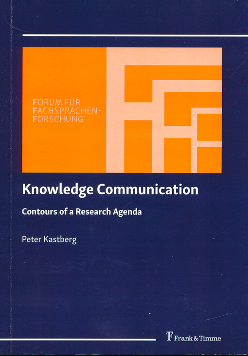 Knowledge communication : contours of a research agenda