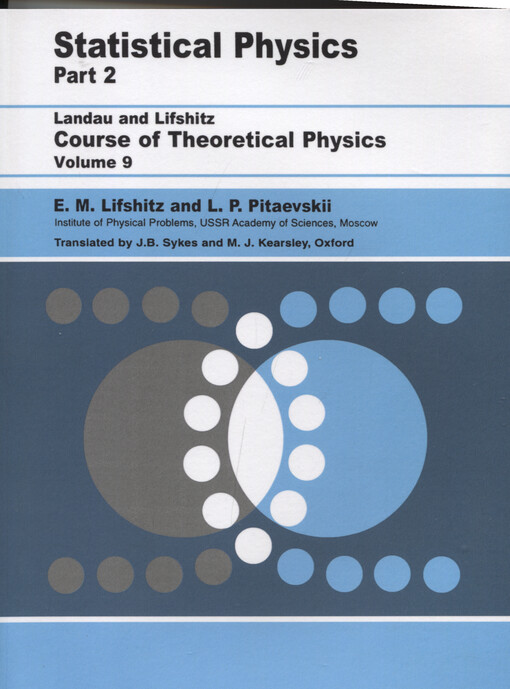 Statistical physics. Part 2, Theory of the condensed state