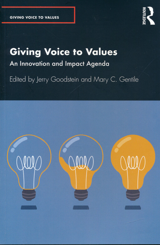 Giving voice to values : an innovation and impact agenda