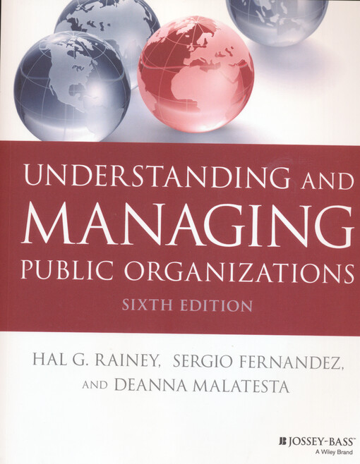 Understanding and managing public organizations