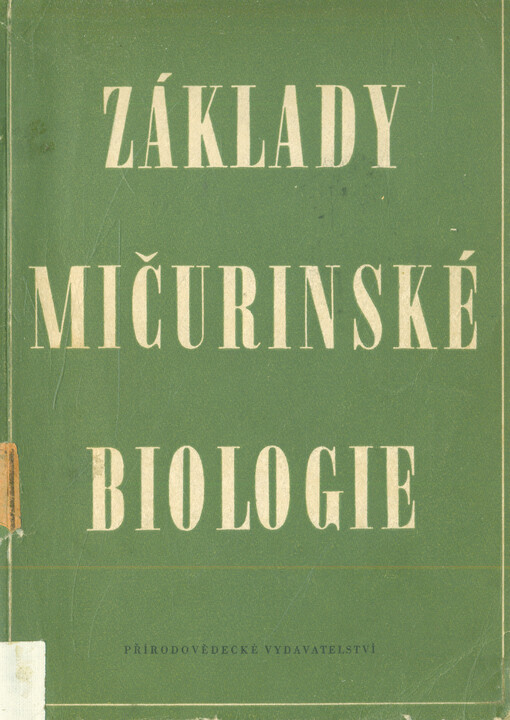 Základy mičurinské biologie