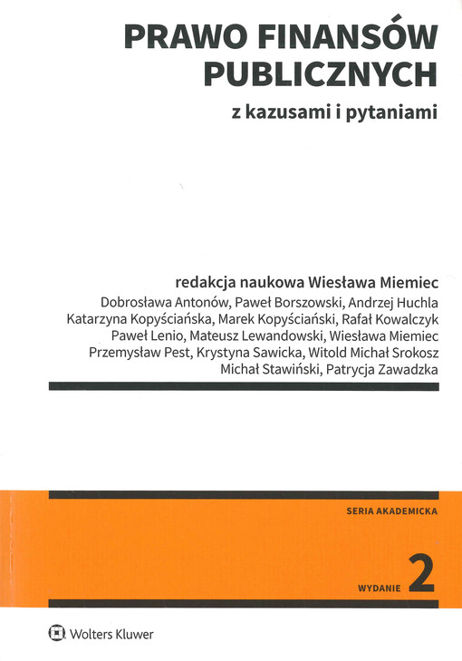 Prawo finansów publicznych z kazusami i pytaniami