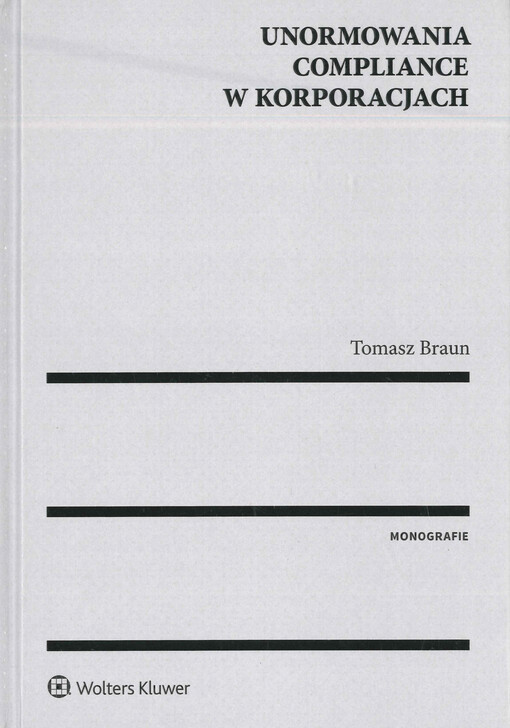 Unormowania compliance w korporacjach