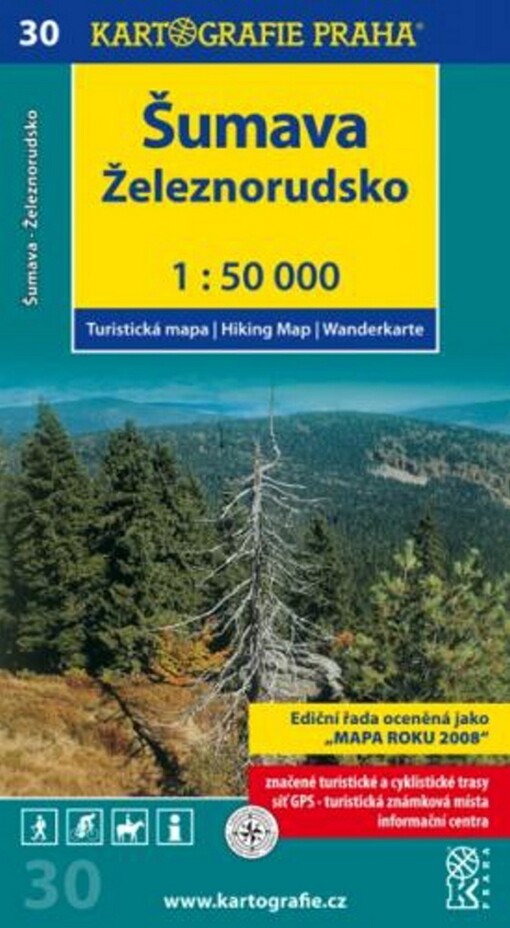 Šumava, Železnorudsko turistická mapa 1:50 000