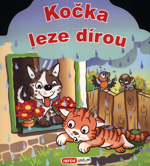Kočka leze dírou ilustrace: Zdeňka Študlarová