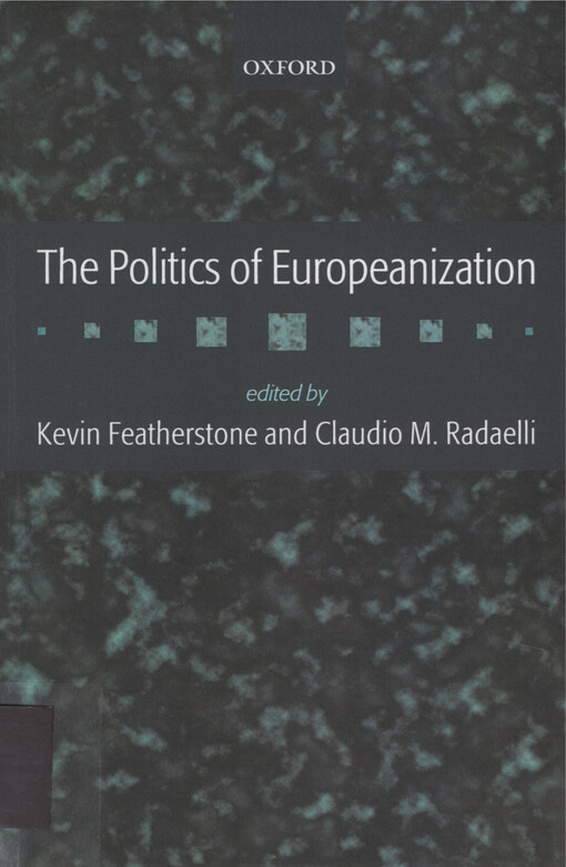 The politics of Europeanization
