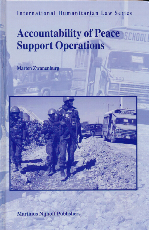 Accountability of peace support operations