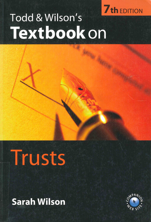 Todd & Wilson's textbook on trusts