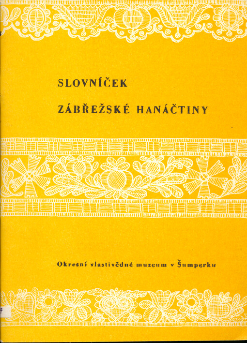 Slovníček zábřežské hanáčtiny