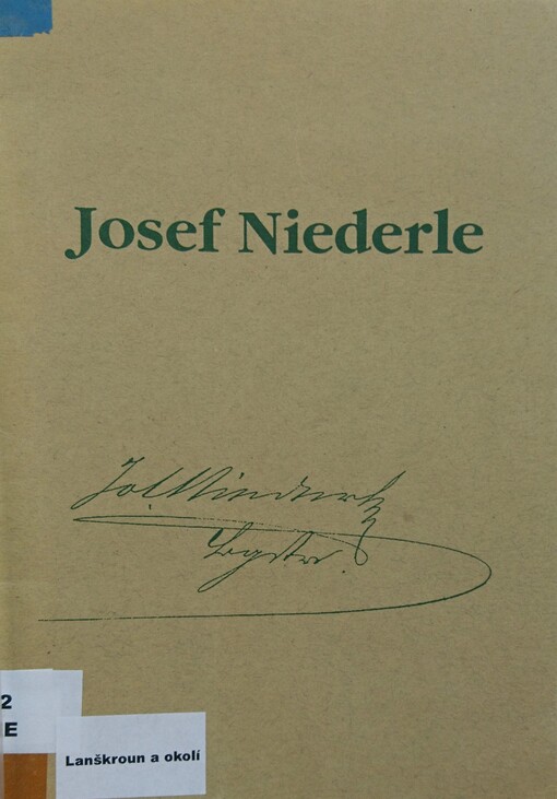 Josef Niederle / 