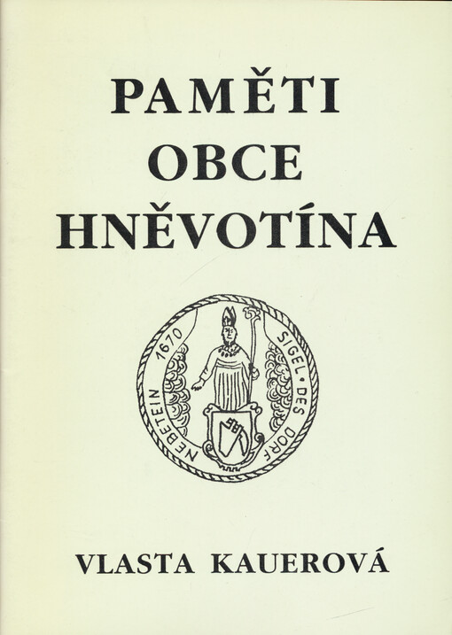 Paměti obce Hněvotína