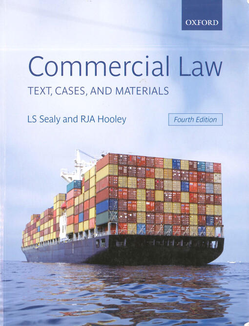 Commercial law : text, cases, and materials