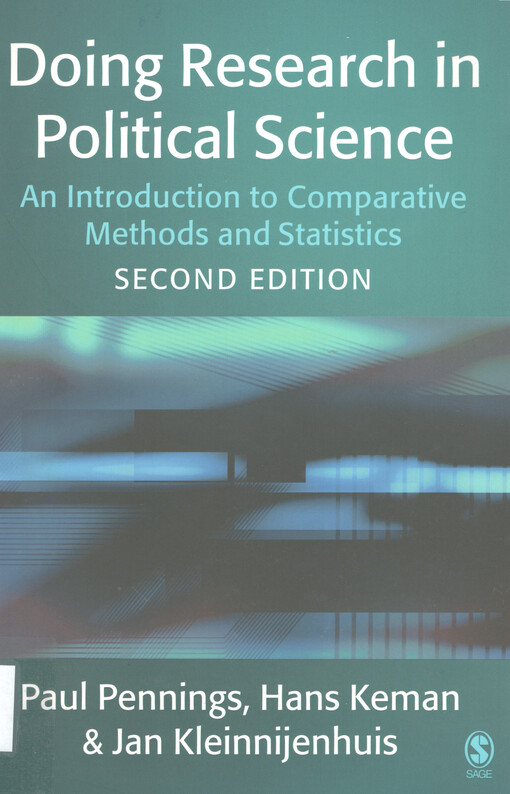 Doing research in political science : [an introduction to comparative methods and statistics]