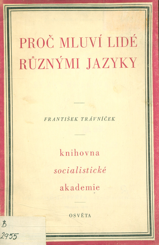 Proč mluví lidé různými jazyky