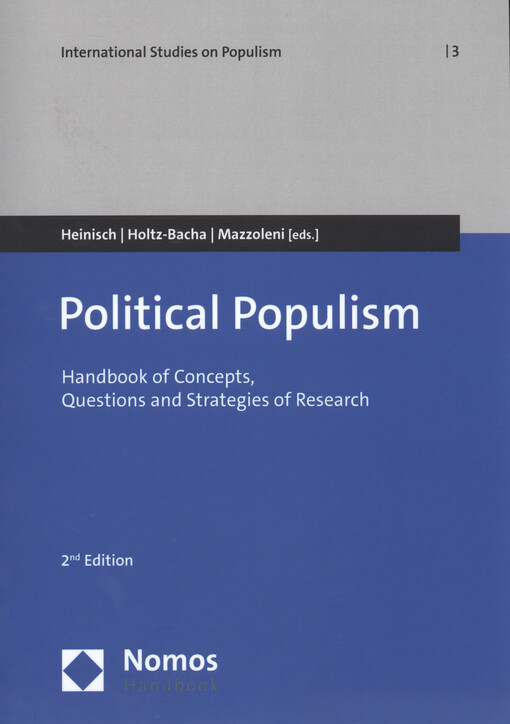 Political populism : handbook of concepts, questions and strategies of research