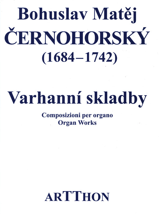 Varhanní skladby = Composizioni per organo = Organ works