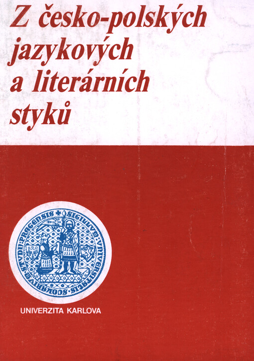 Z česko-polských jazykových a literárních styků