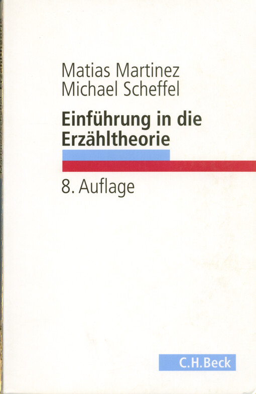 Einführung in die Erzähltheorie
