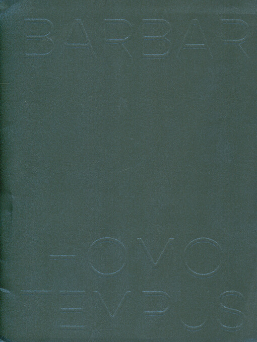 Homo tempus : Barbora Barbar Kysilková