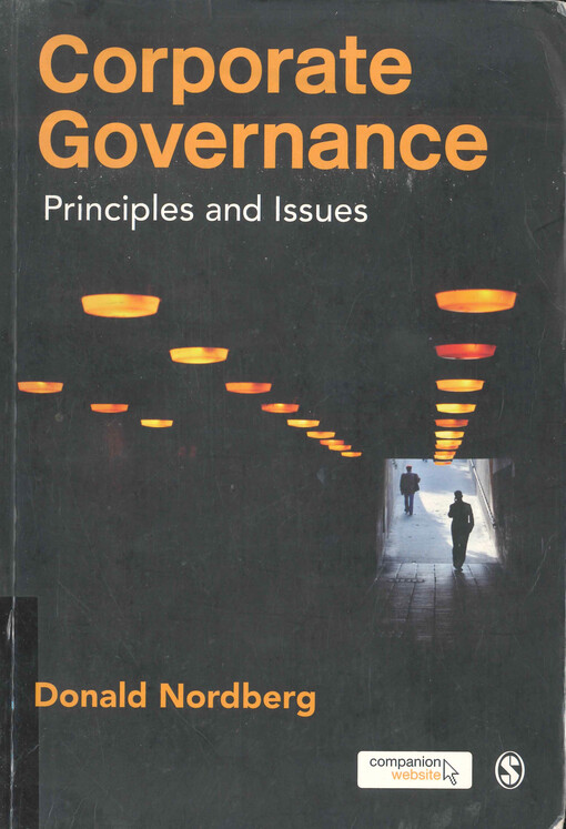 Corporate governance : principles and issues