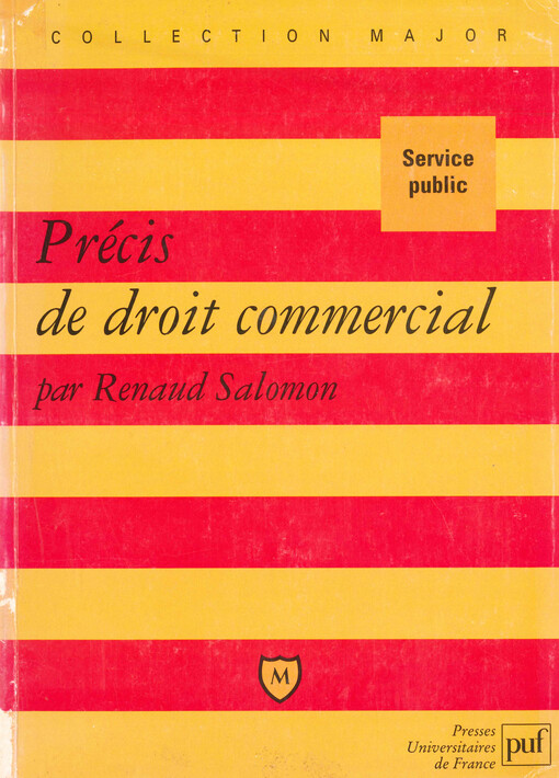 Précis de droit commercial