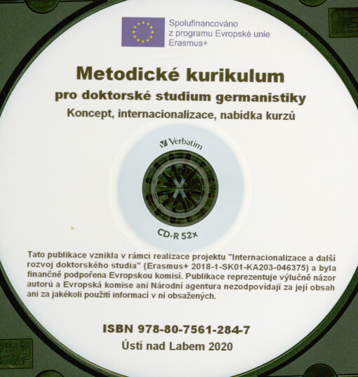 Metodické kurikulum pro doktorské studium germanistiky : koncept, internacionalizace, nabídka kurzů