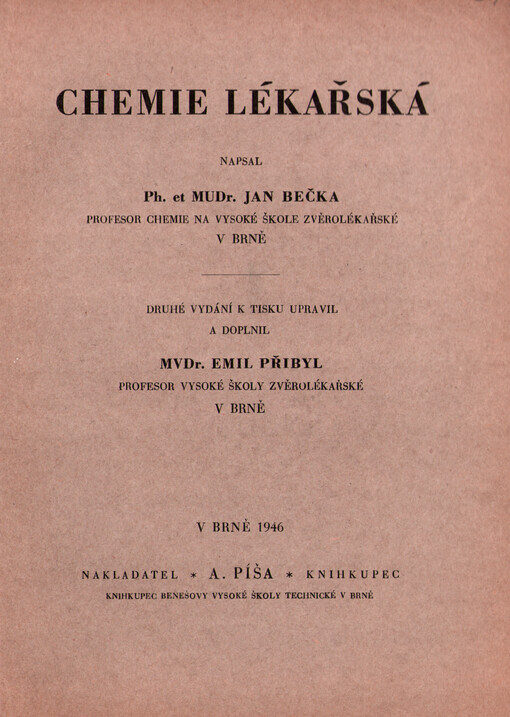 Chemie lékařská