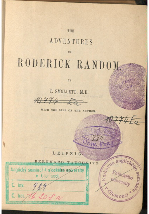 The adventures of Roderick Random