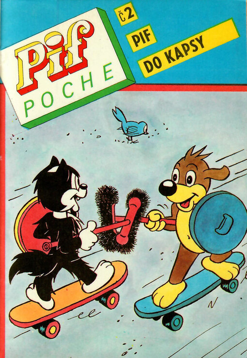 Pif do kapsy = Pif Poche. Č. 2, Na skateboardu