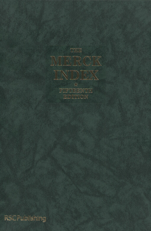 The Merck index : an encyclopedia of chemicals, drugs, and biologicals