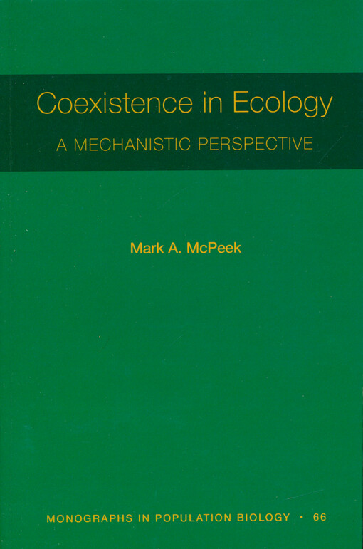 Coexistence in ecology : a mechanistic perspective