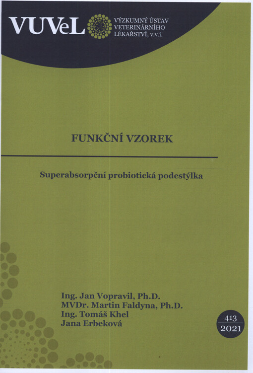 Superabsorpční probiotická podestýlka