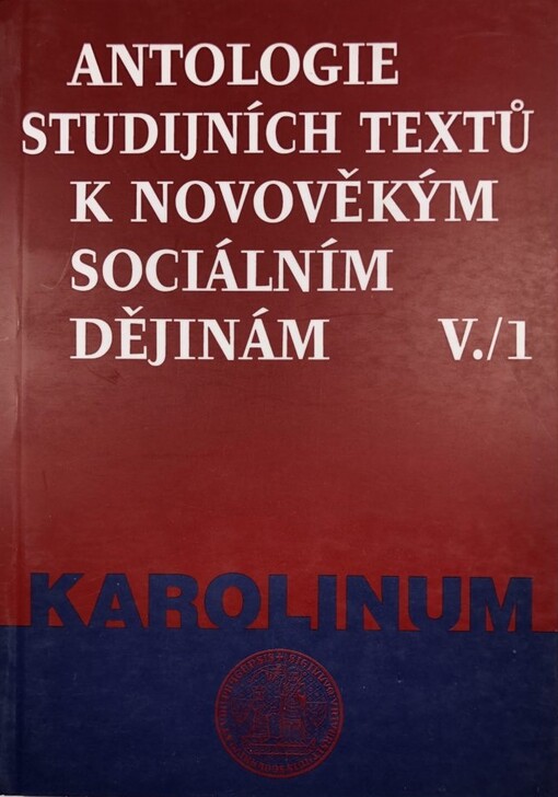 Antologie studijních textů k novověkým sociálním dějinám