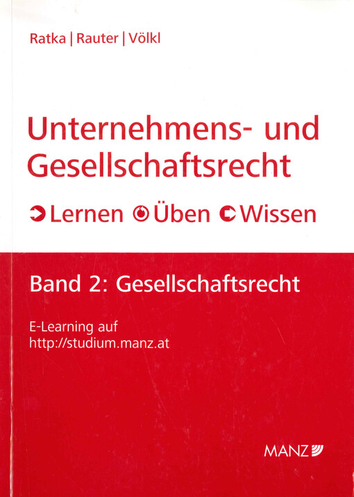 Unternehmens- und Gesellschaftsrecht. Band 2, Gesellschaftsrecht