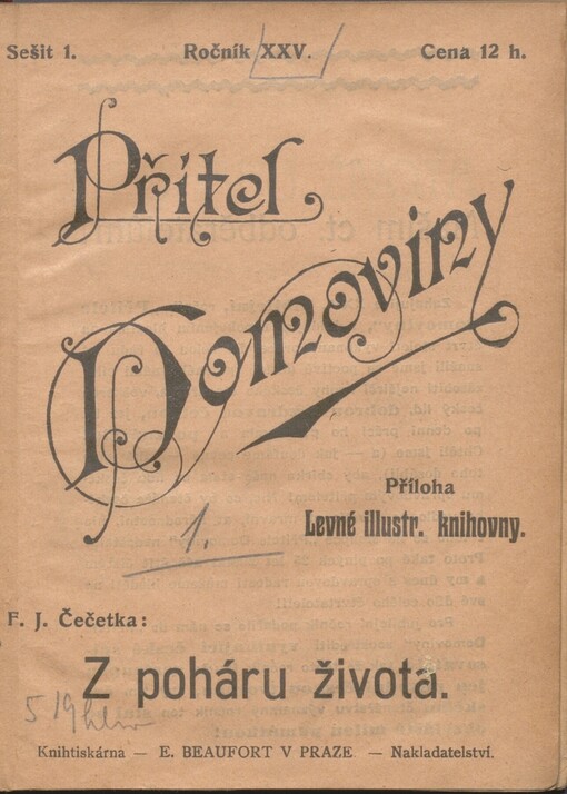 Z poháru života: desatero histor. novell