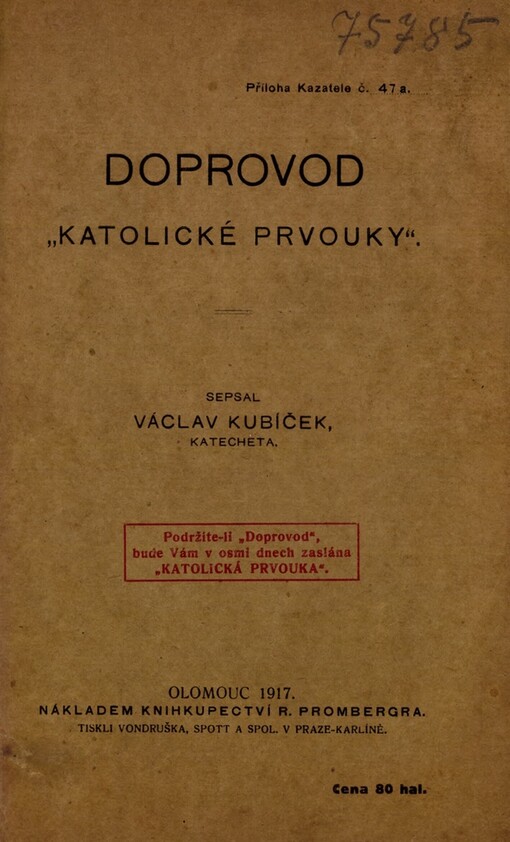 Doprovod Katolické prvouky